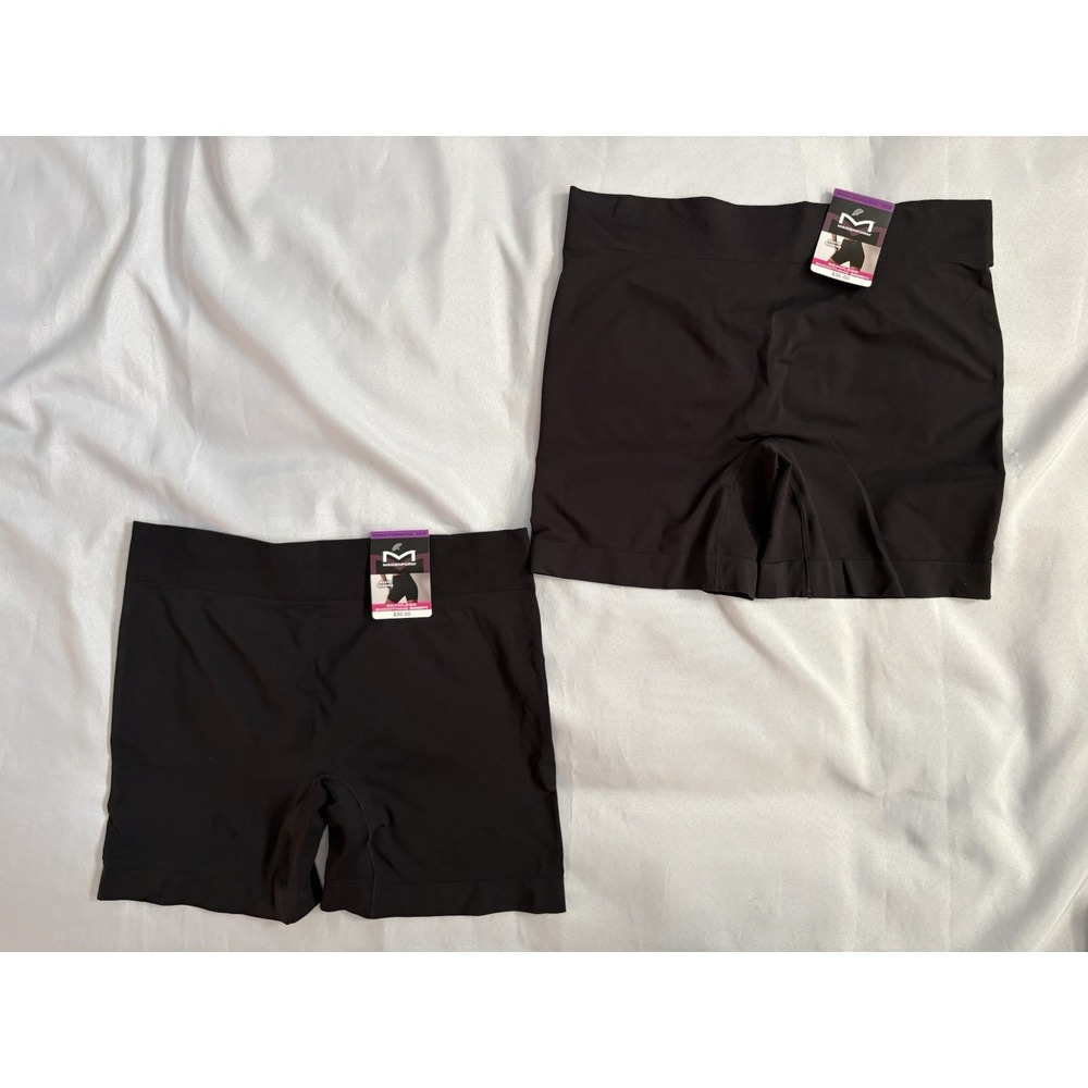 NEW Maidenform Smoothing Seamless Booty Lift Shorty Panty 2 Pair 2xlarge DMS106